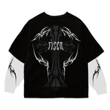Risen Shadow Full Sleeve Oversized Tee