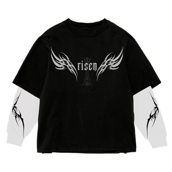 Risen Shadow Full Sleeve Oversized Tee